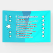 十一教育の目的 横断幕 (横)