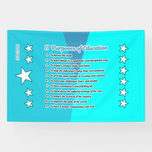 十一教育の目的 横断幕 (横)