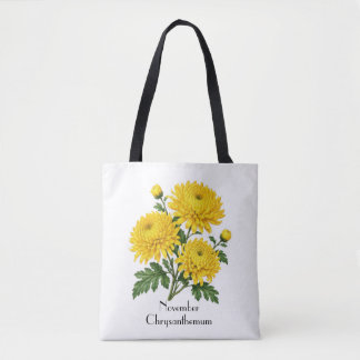 十一月の菊の花 トートバッグ