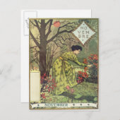 十一月 ポストカード (正面/裏面)