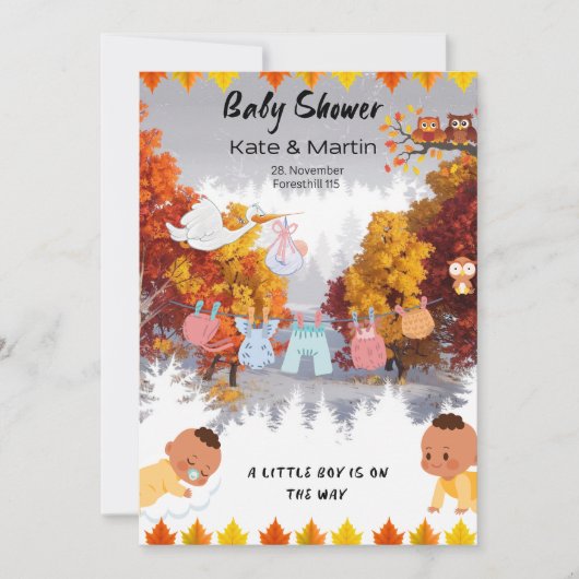 十一月 招待状 (正面)