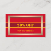 十一贈与証 名刺 (正面)