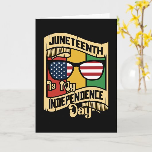 十七日 カード (黄色い花)