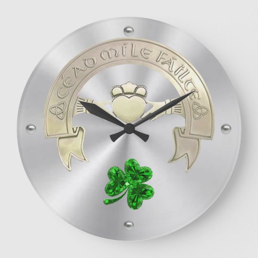 十万歓迎 ラージ壁時計 (正面)