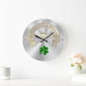 十万歓迎 ラージ壁時計 (ホーム)