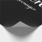 十三公式10代の若者ハート第13誕生日 ラッピングペーパー (角)