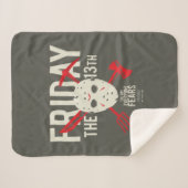 十三日 |クロスホッケーマスク シェルパブランケット (正面(横))