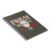 十三日 |クロスホッケーマスク ノートブック (右側)