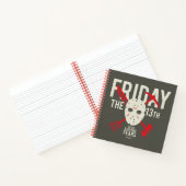 十三日 |クロスホッケーマスク ノートブック (内部)