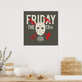 十三日 |クロスホッケーマスク ポスター (キッチン)
