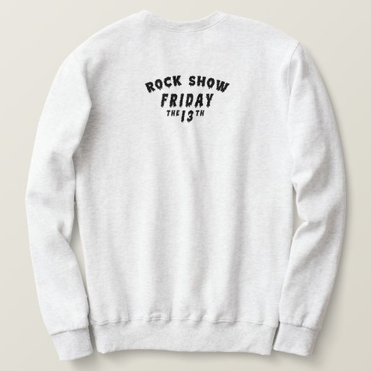 十三日 スウェットシャツ (デザイン裏面)