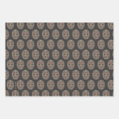 十三日 |タイポグラフィホッケーマスク ラッピングペーパーシート (正面)