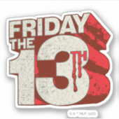 十三日 |ブリードスタック3Dロゴ シール (正面)