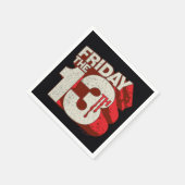 十三日 |ブリードスタック3Dロゴ スタンダードカクテルナプキン (角)