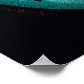 十三日 |ブルーホッケーマスクグラフィック ポスター (角)