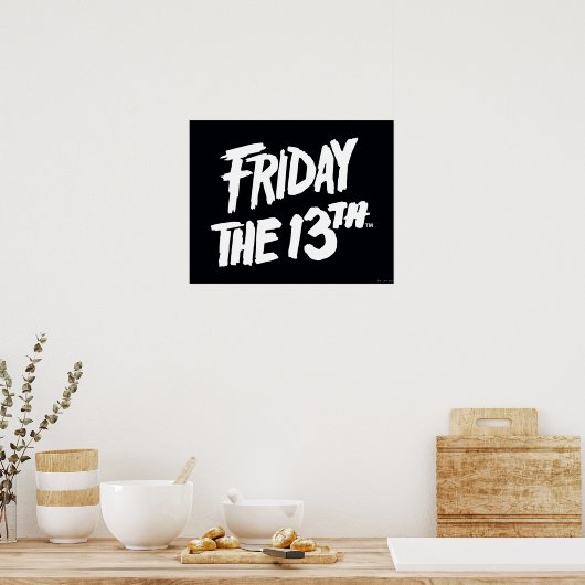 十三日 |積み上げロ絵を描ゴ ポスター (キッチン)