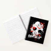 十三日 |絵を描（ばちゃばちゃ）跳ねるホッケーマスク ノートブック (内部)