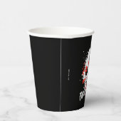 十三日 |絵を描（ばちゃばちゃ）跳ねるホッケーマスク 紙コップ (右)