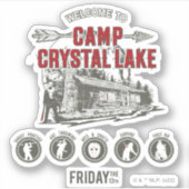 十三日 | Camp Crystal Lakeへようこそ シール (正面)