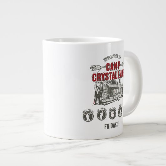 十三日 | Camp Crystal Lakeへようこそ ジャンボコーヒーマグカップ (正面右)