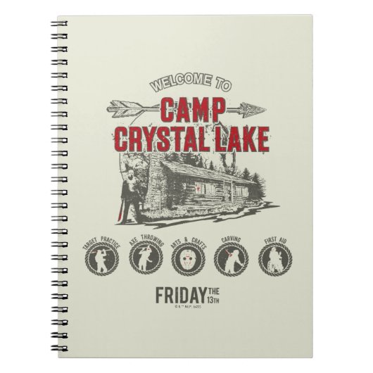 十三日 | Camp Crystal Lakeへようこそ ノートブック (正面)