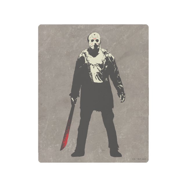 十三日 | Jason Voorheesキャラクター メタルプリント (正面)