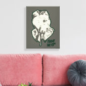 十三日 | Jason Voorhees Burlap Sack キャンバスプリント (インサイチュ (リビング))