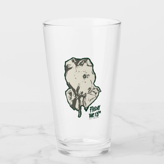 十三日 | Jason Voorhees Burlap Sack タンブラーグラス (正面)