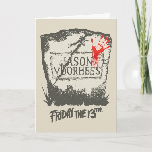 十三日 | Jason Voorhees Headstone カード (正面)