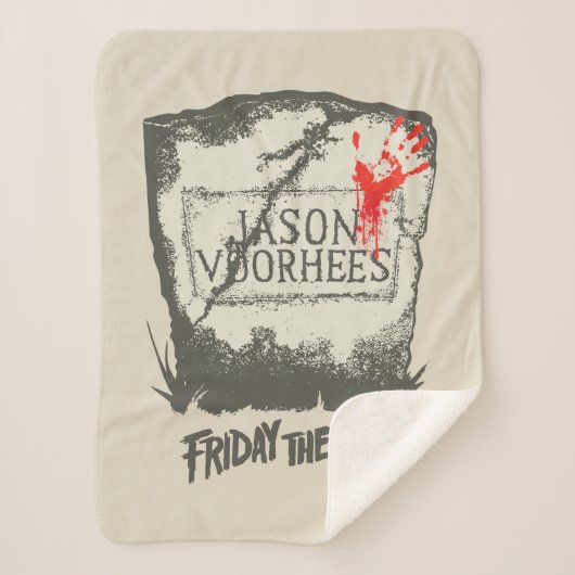 十三日 | Jason Voorhees Headstone シェルパブランケット (正面)