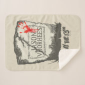 十三日 | Jason Voorhees Headstone シェルパブランケット (正面(横))