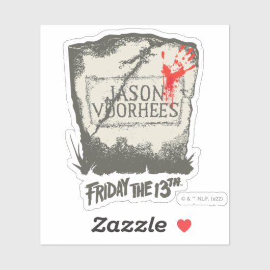 十三日 | Jason Voorhees Headstone シール (シート)