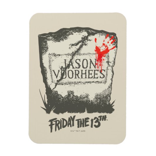 十三日 | Jason Voorhees Headstone マグネット (縦)