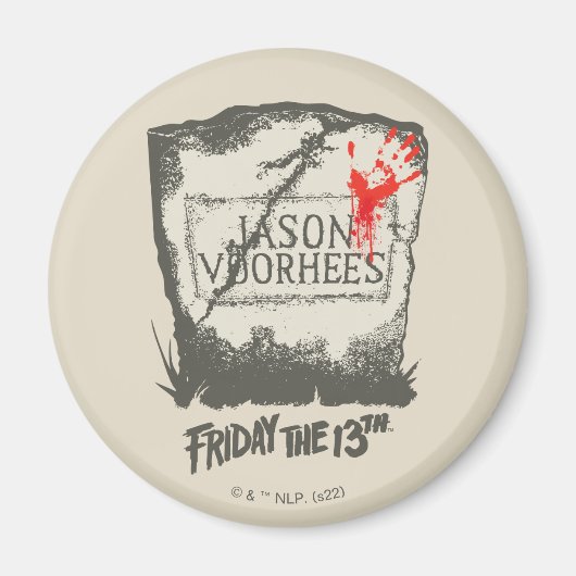十三日 | Jason Voorhees Headstone マグネット (正面)