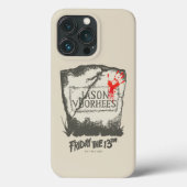 十三日 | Jason Voorhees Headstone Case-Mate iPhoneケース (裏面)