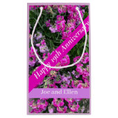 十九結婚周年記念スイートピー スモールペーパーバッグ (裏面)