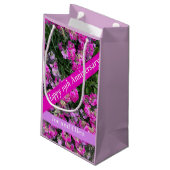 十九結婚周年記念スイートピー スモールペーパーバッグ (裏面アングル)
