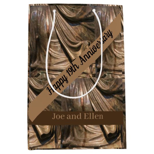 十九結婚周年記念 ミディアムペーパーバッグ (正面)