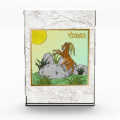 十二イスラエルの部族ナフタリ芸術アクリルブロック フォトブロック (正面)