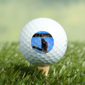 十二パック野生動物のカラスパーソナライズされた鳥 ゴルフボール (インサイチュ 木)