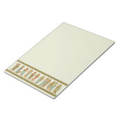 十二使徒(RLS 20a) 8.5"x11" ノートパッド (アングル)