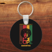 十二分 |弁解の余地なくドーピング | Afro Woman キーホルダー (裏面)