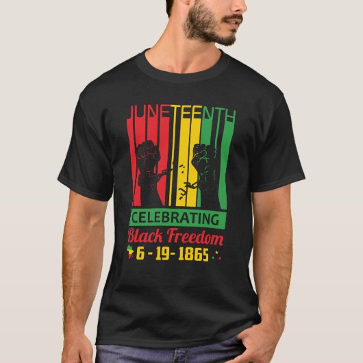 十二分 | 1865年6月19日 |黒の自由 Tシャツ (正面)