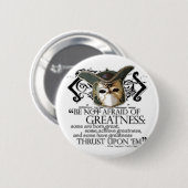 十二夜の引用文 缶バッジ (正面&裏面)