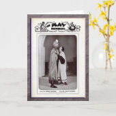 十二夜の挨拶状 カード (黄色い花)