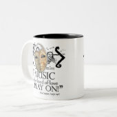 十二夜音楽引用文 ツートーンマグカップ (正面左)