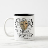 十二夜音楽引用文 ツートーンマグカップ (左)