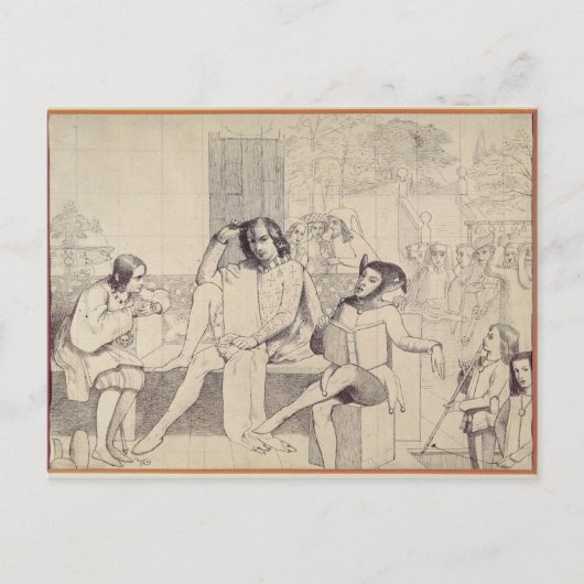 十二夜1850年 ポストカード (正面)