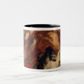 十二宮からの射手座、 ツートーンマグカップ (中央)