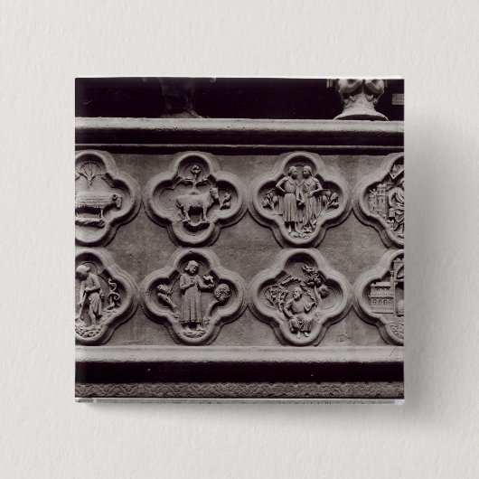 十二宮を持つクローバー 缶バッジ (正面)